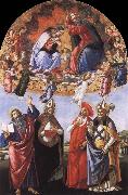 The Coronation of the Virgin Sandro Botticelli